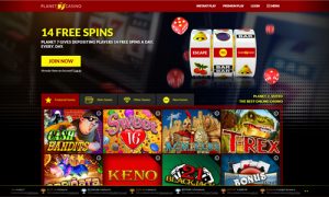 Vegas Online Casino Planet7 Screenshot