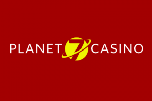 Vegas Online Casino Planet 7 Casino logo red