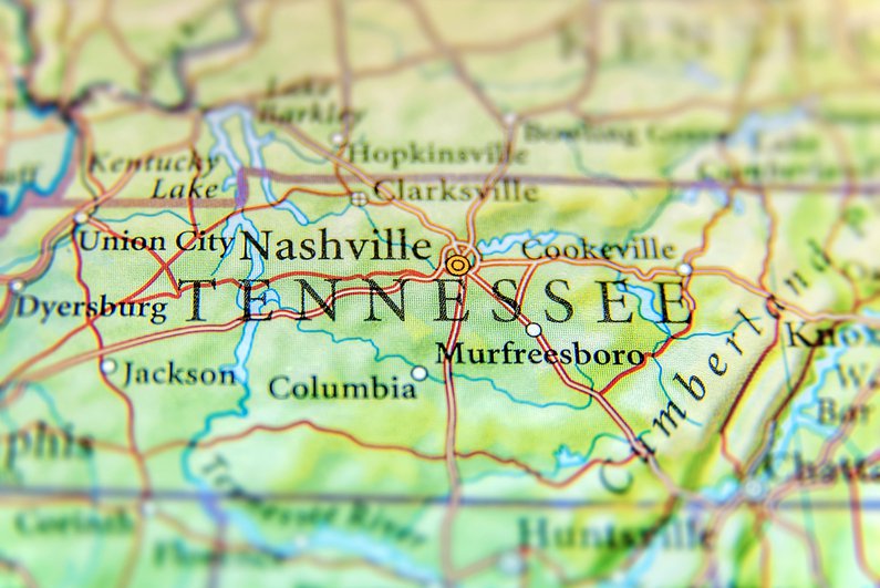 TEnnessee-Map