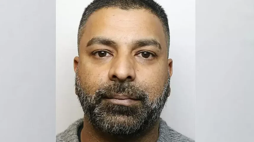 Sajad Hussain in a police mugshot