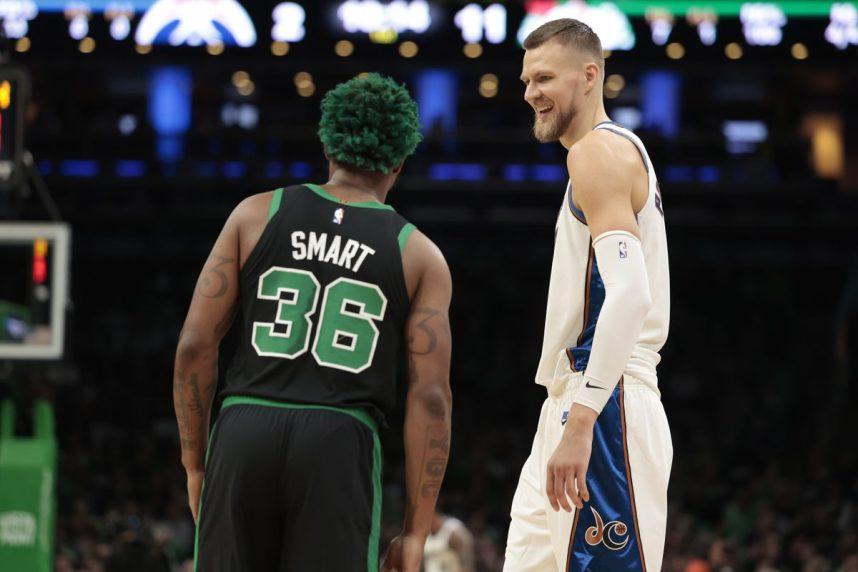 Marcus Smart Kristaps Porzingis