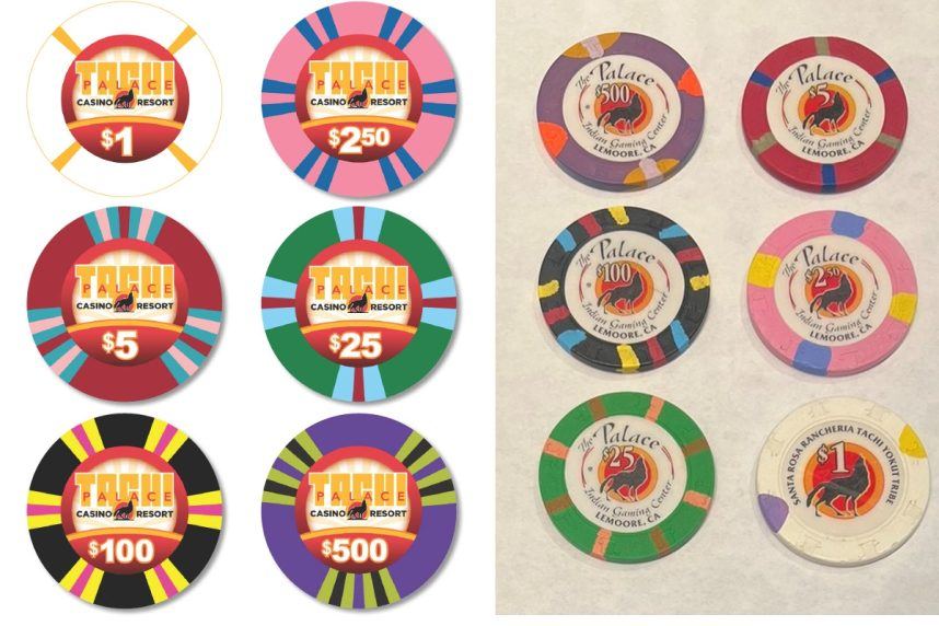 Tachi Palace Casino chips tokens